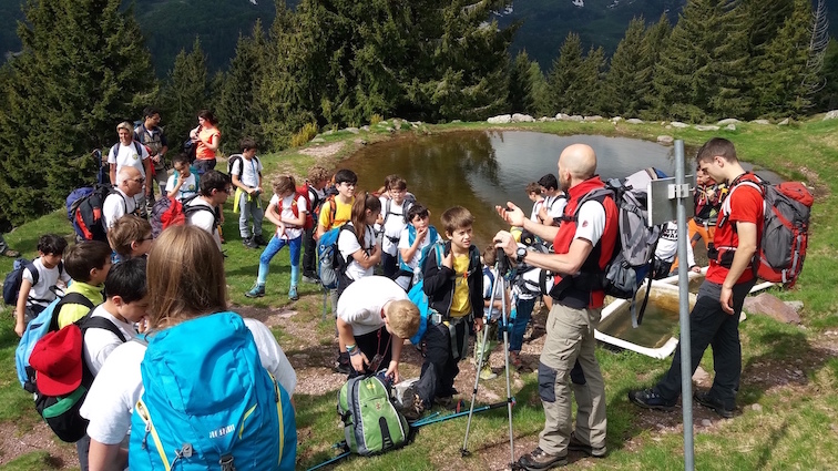 Aquilotti dell'Alpinismo Giovanile in ambiente