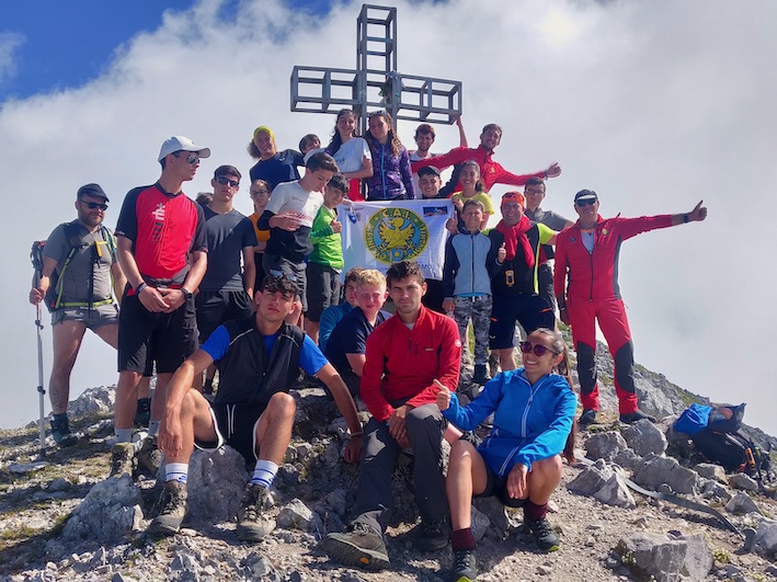 Aquilotti in vetta al monte Ferrante (2022)