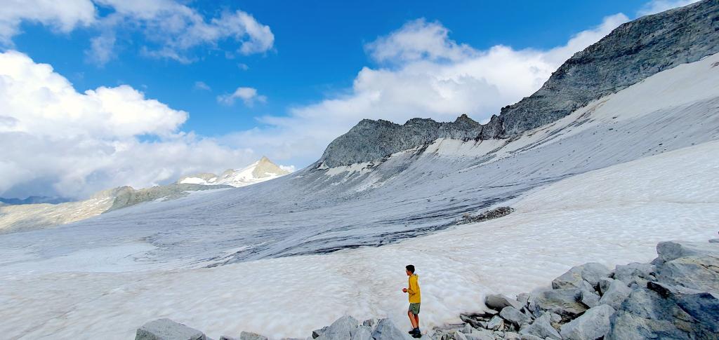 Il ghiacciaio del Venerocolo dell'Adamello