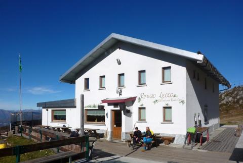 Il rifugio Lecco