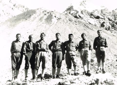 Spedizione CAI BG Tsacra Grande 1960