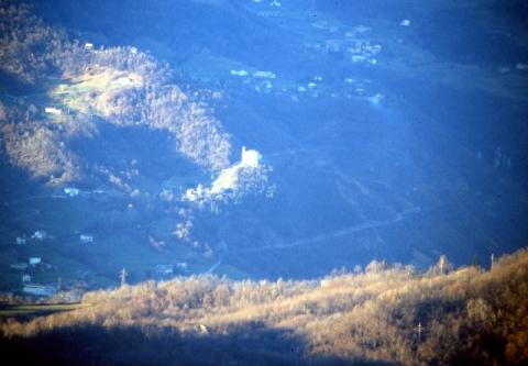 Vista sulle Orobie da santuario d'Altino