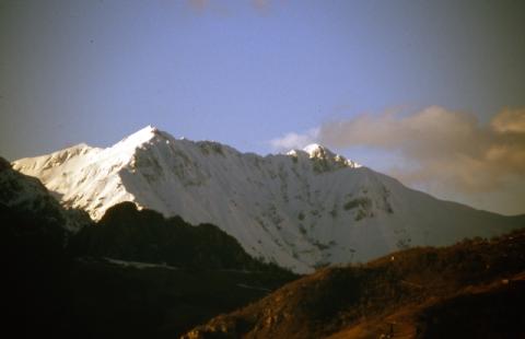 Vista sulle Orobie da santuario d'Altino