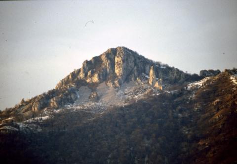 Vista sulle Orobie da santuario d'Altino