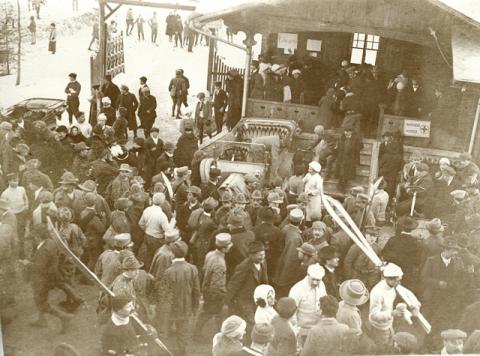 Dopo una gara di ski