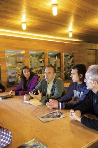 Visita Rettore UNIBERG all'ostello Curò - 31 ottobre 2016