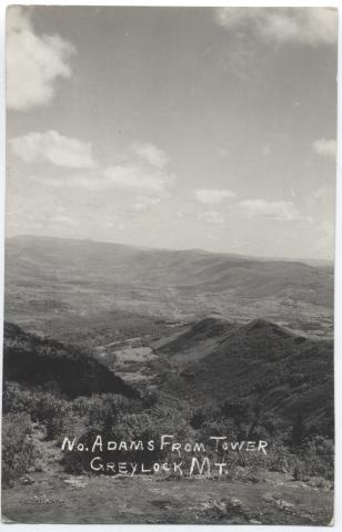 No.Adams From Tower - Greylok Mt. -