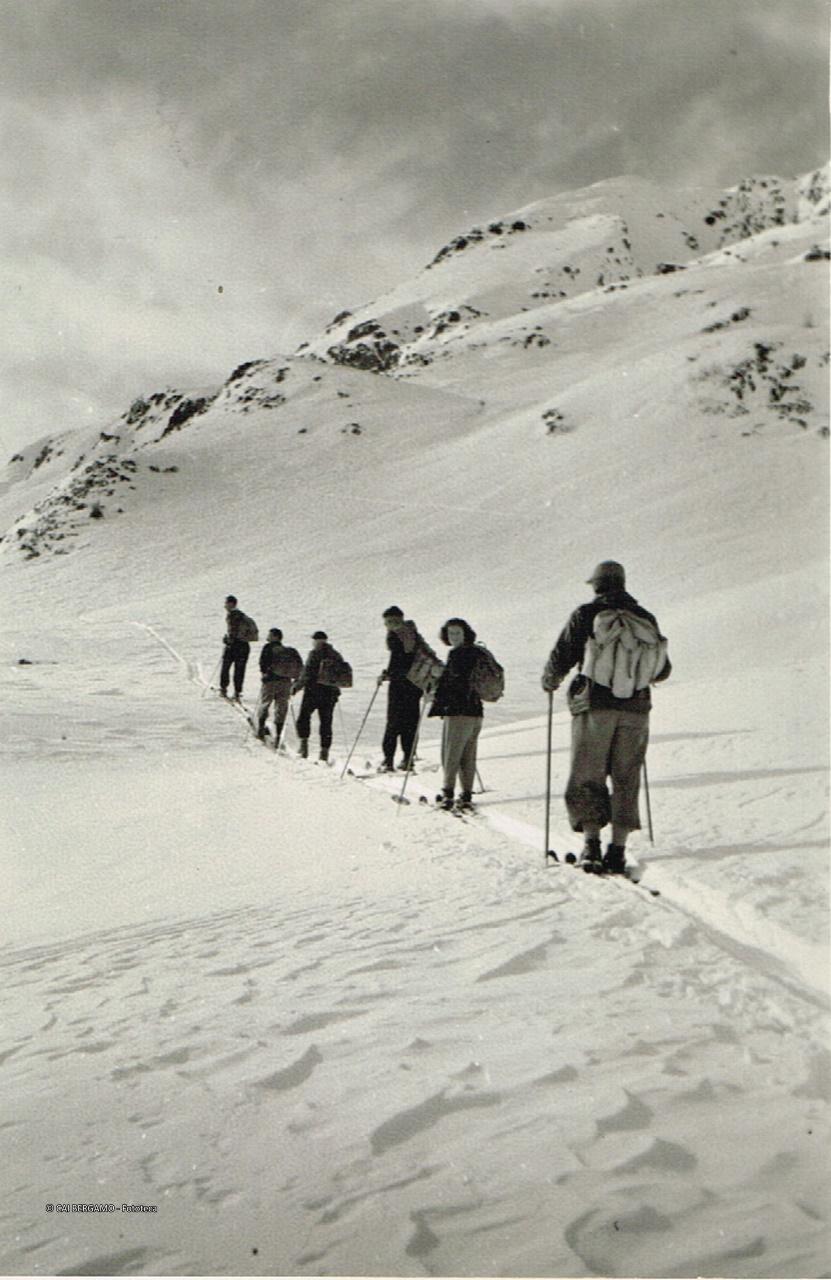Salendo al Passo di Mezzeno