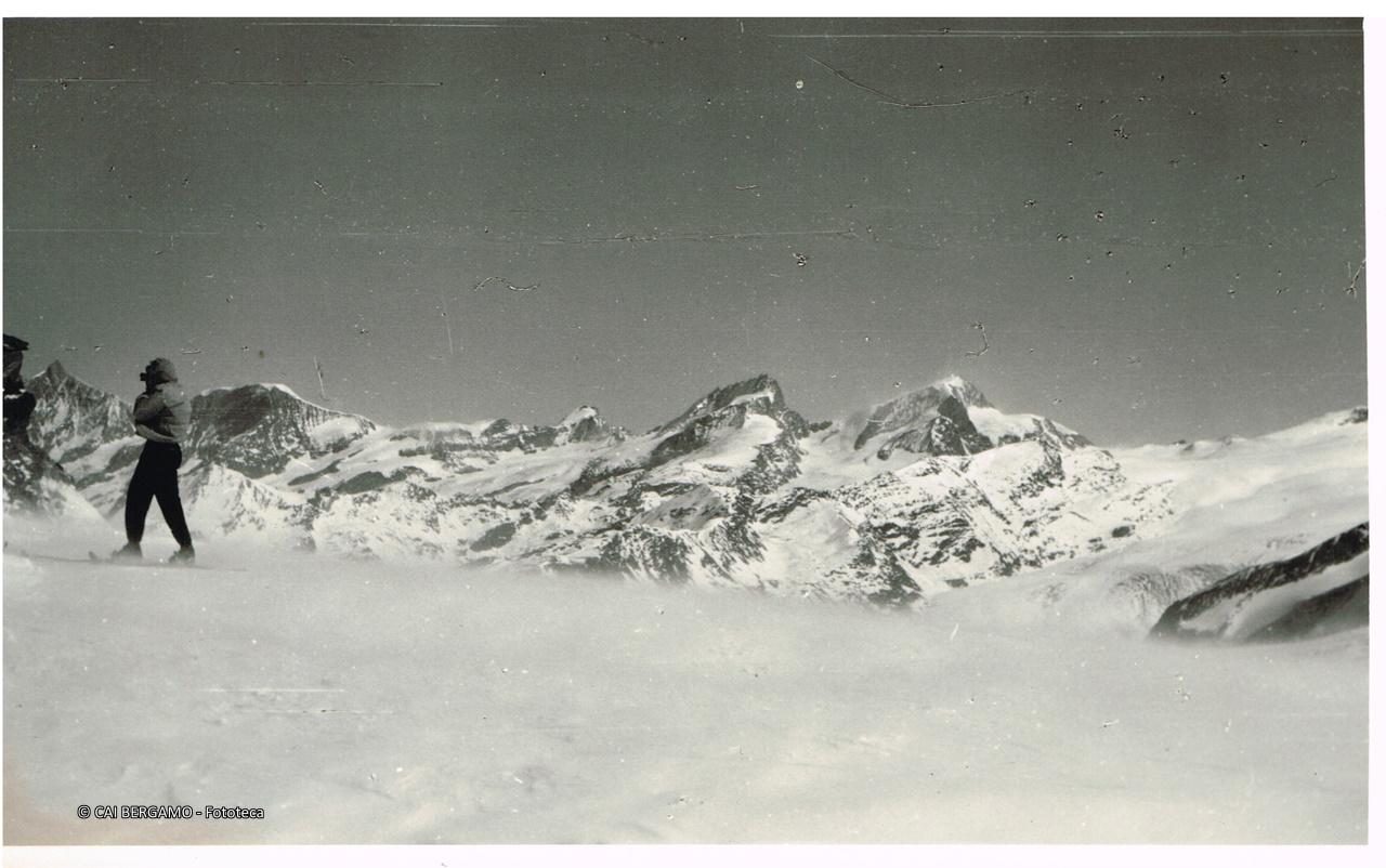 Alphubel, Rimpfischhorn e Stralhorn dal Passo del Teodulo