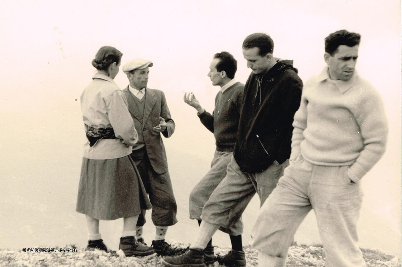 In vetta all'Alben (anno 1954)