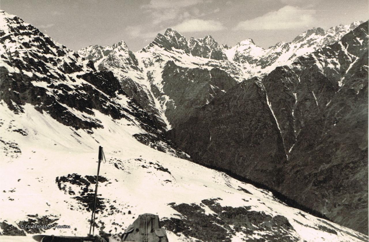 Il Diavolo di Tenda salendo alla Manina