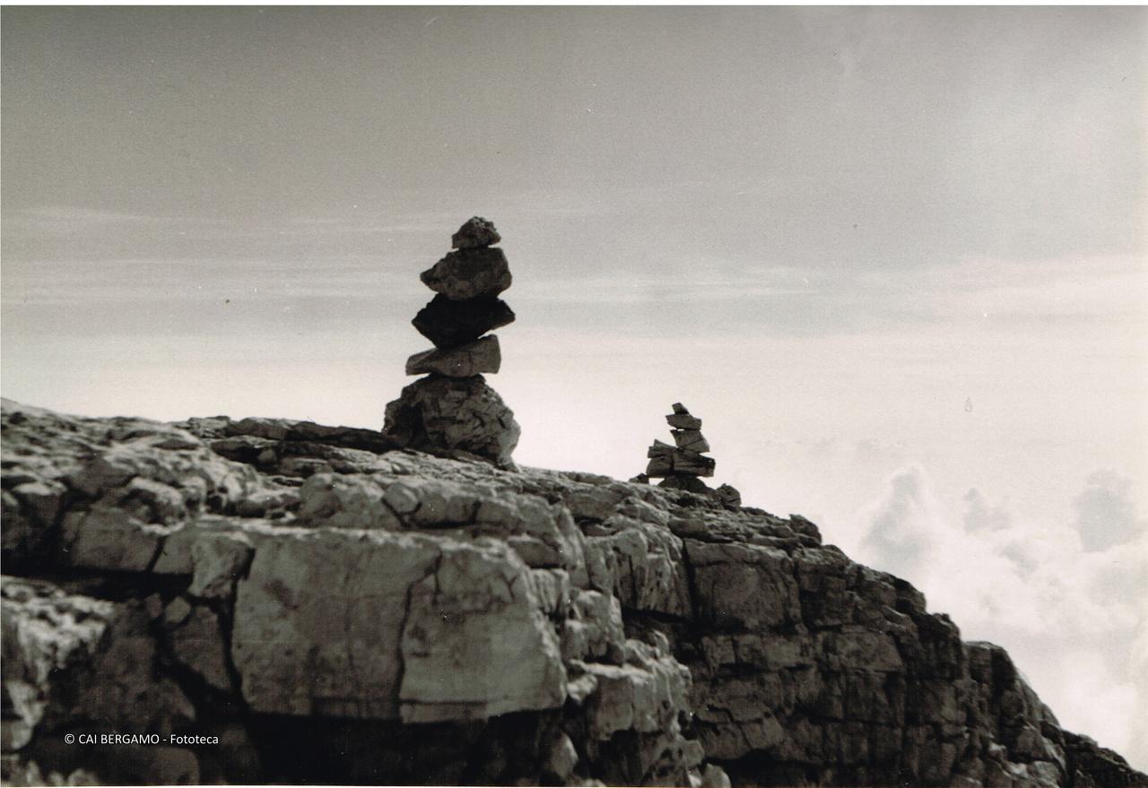 Ometti lungo la salita alla Cima Tosa