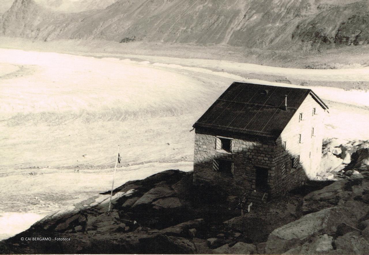 Capanna Bétemps e ghiacciaio del Gorner