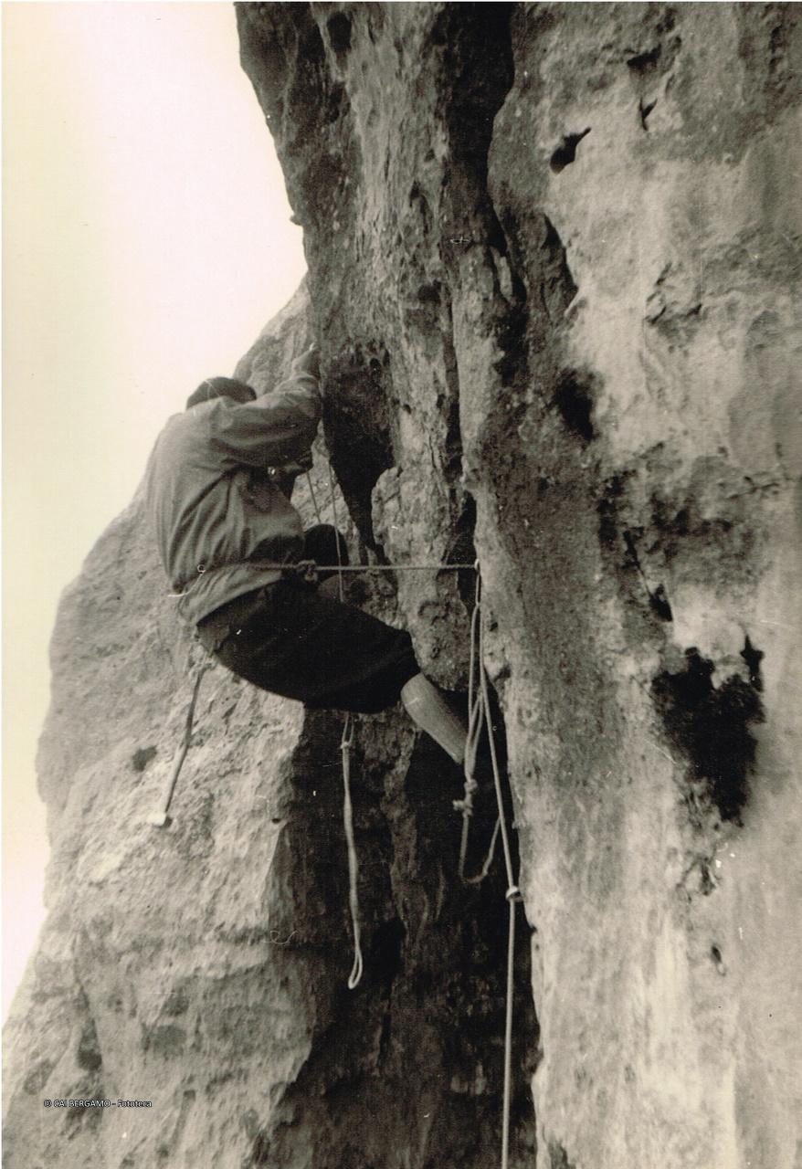 Bruno Berlendis in Cornagera (1957)