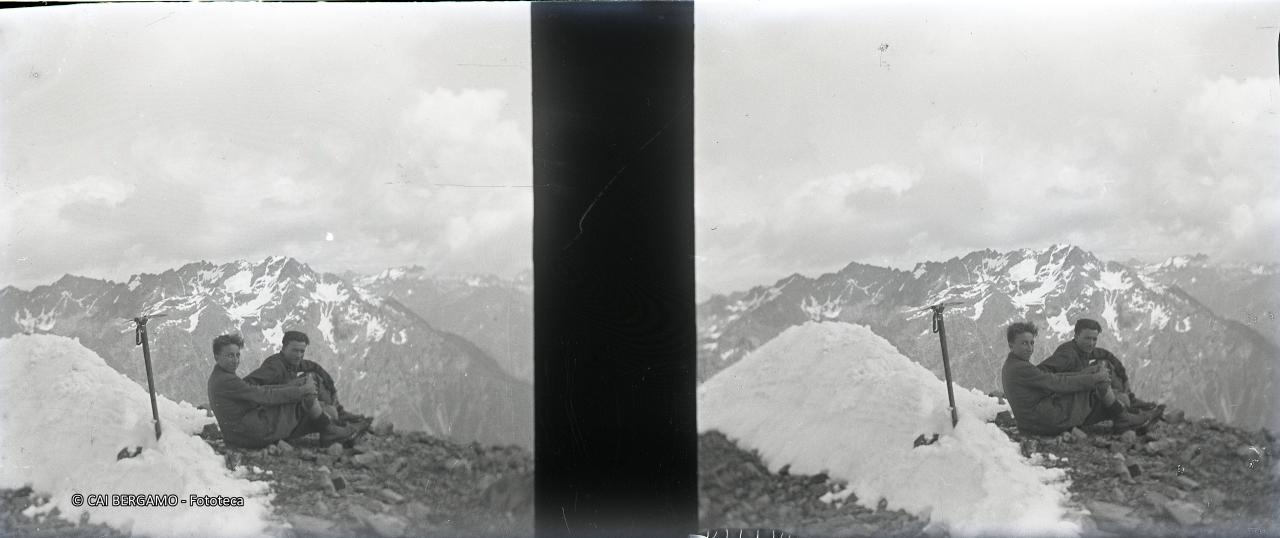 In vetta del Diavolo con vista sul Redorta