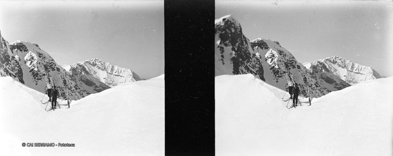 Al passo Marogella con gli sci