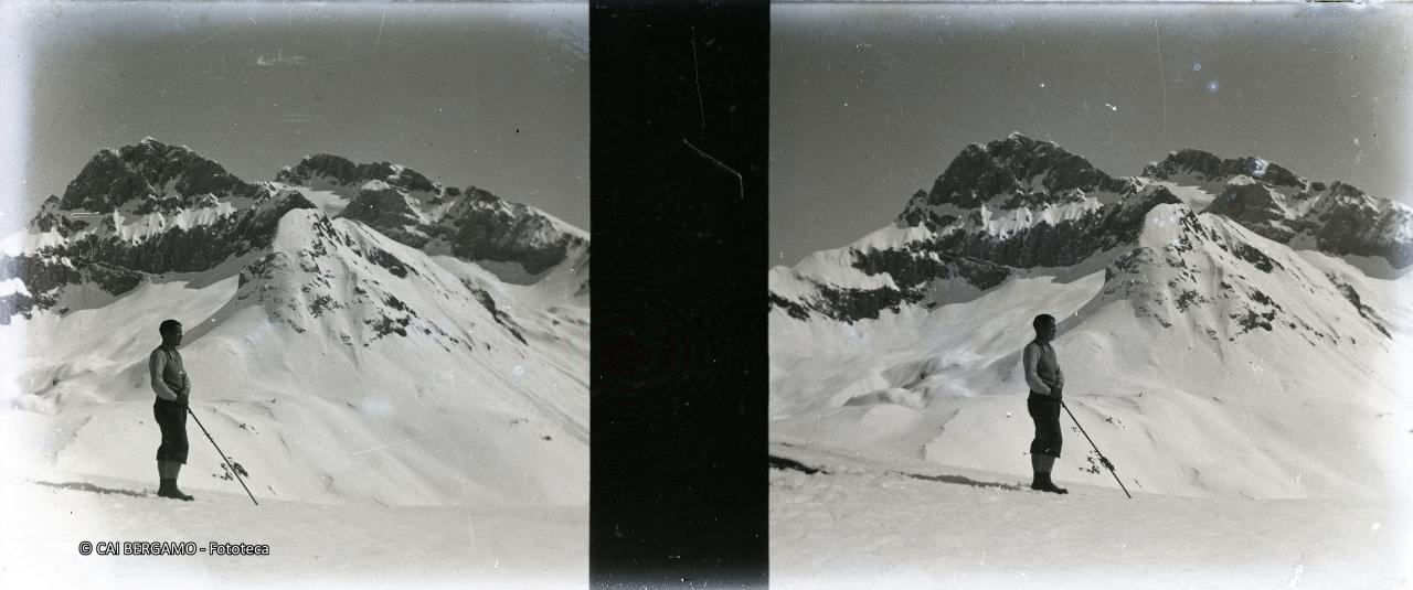 Al P.so di Val Vedra con il  Pizzo Arera e la Corna Piana sullo sfondo