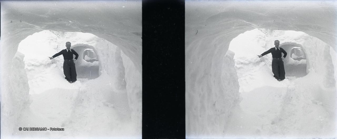 Breuil, in galleria scavata nella neve
