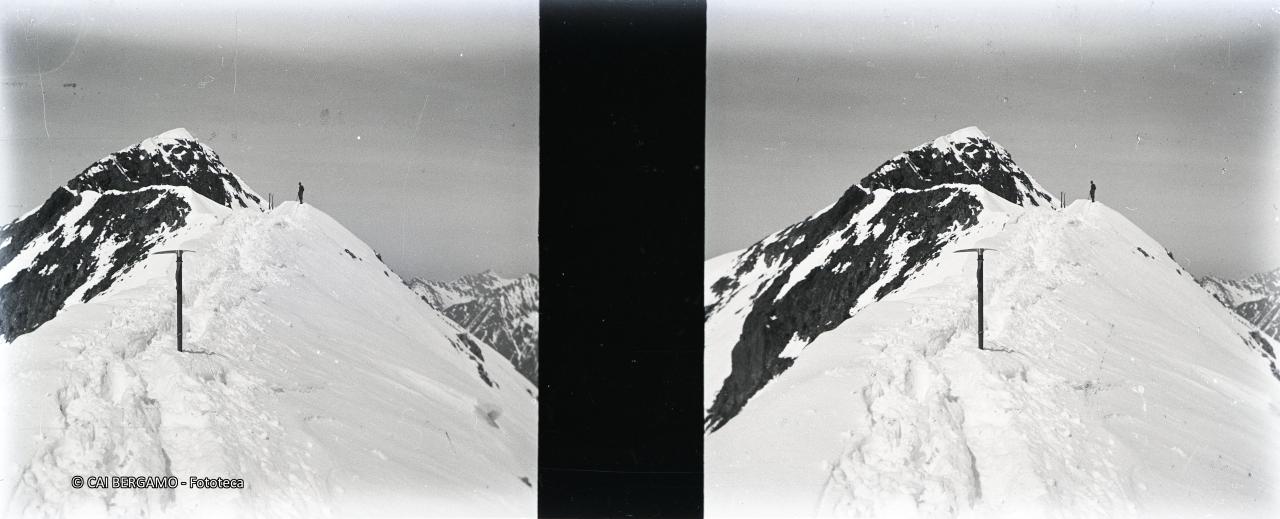 Percorso tracciato con piccozze