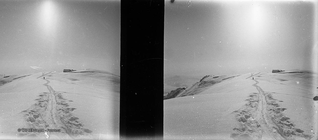 Tracciato degli sci da e verso la malga