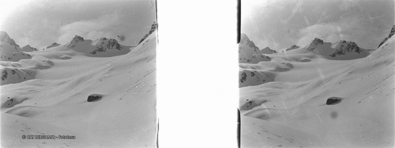 Vedretta del Trobio ben innevata