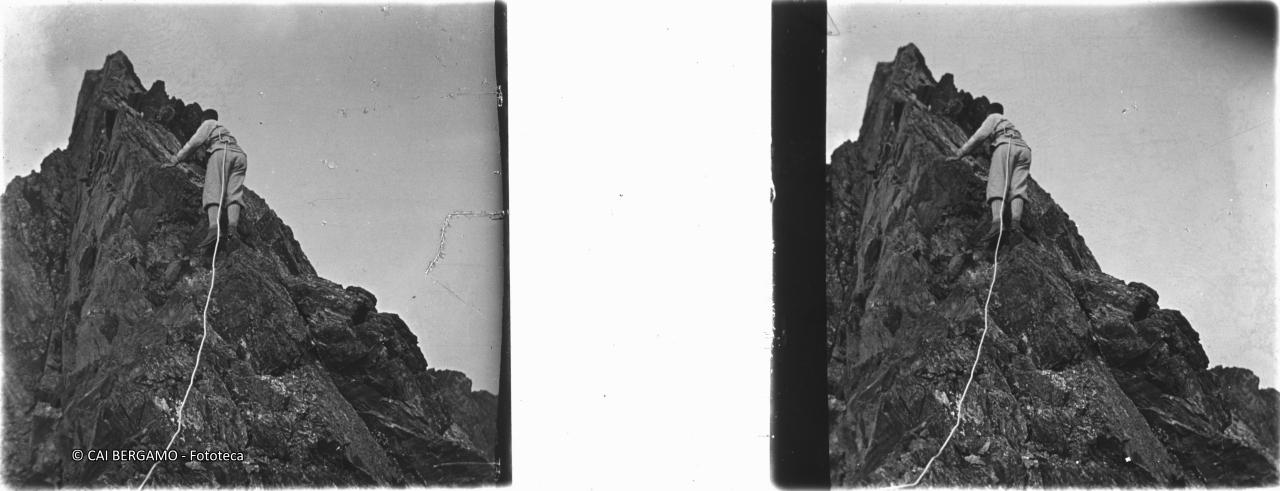 In prossimità della vetta della Punta Scais (??)