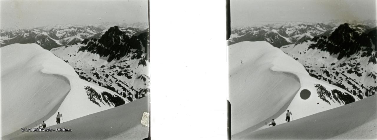 Quattro passi nella neve scendendo dal Pizzo Farno