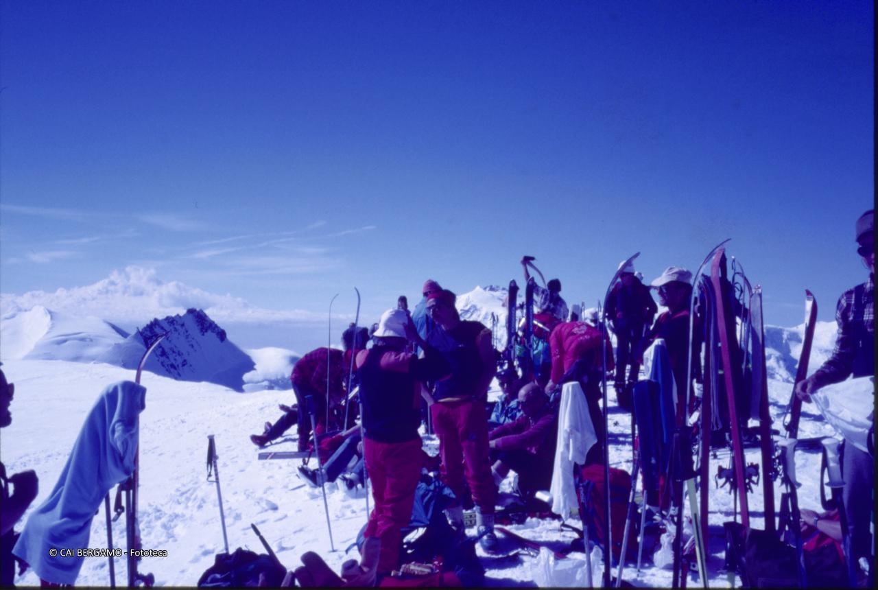 All'arrivo sull'Alphubeljoch