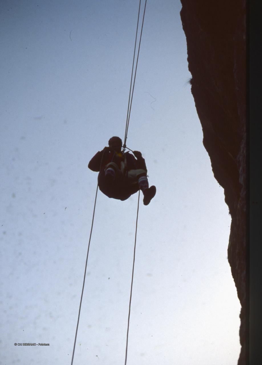 Palestra in corda doppia alla Cornagera