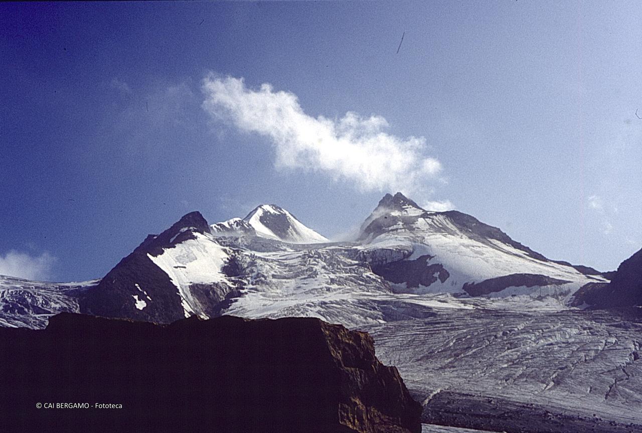 Palla Bianca con vedretta di Vallelunga
