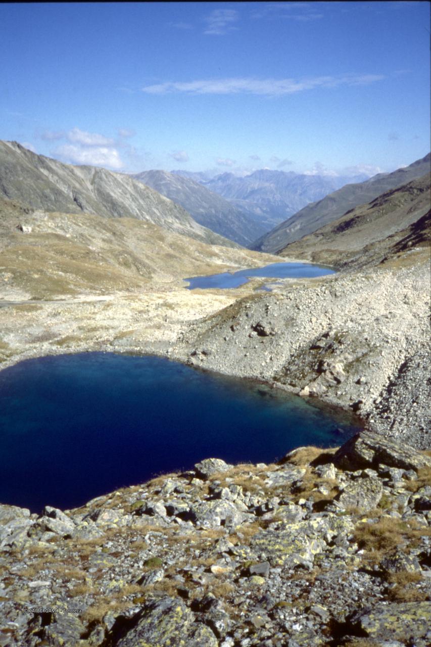Vista sui laghi superiore ed inferiore della Valletta