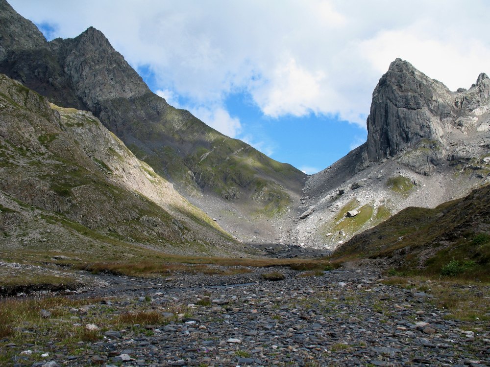 Il passo di Valsecca visto dal lato brembano