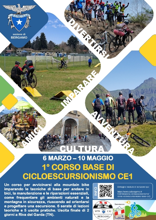 Locandina corso cicloescursionismo