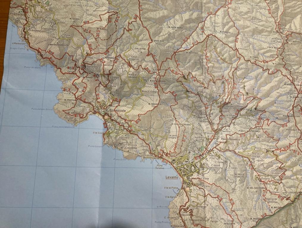 Levanto mappa