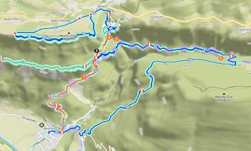 Madonna della Corona mappa 1