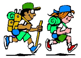 ragazzi in escursione