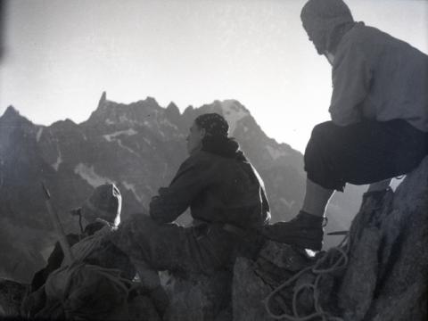 Monte Bianco e Aiguille Pilleret (1946)