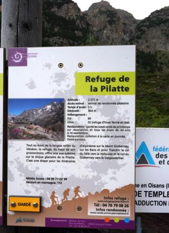 Rifugio de la Pilatte-Parc des Ecrins