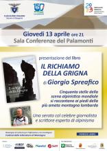 Presentazione libro " Il richiamo della Grigna