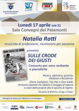 Rassegna di cultura per l'alpinismo e la montagna . Concerto con  Natalia Ratti" Sulle crode dei giusti"