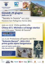 Rassegna di cultura per l'alpinismo e la montagna- " Serata in Sussia"