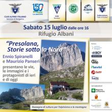 Rassegna di cultura per l'alpinismo e la montagna- " Presolana , storie sotto la Nord"