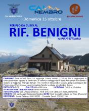 RIFUGIO BENIGNI ai piani d' Avaro