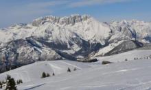 Presolana vista dal Monte Alto in inverno