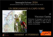 Serata ImmaginAzione : da Ubiale a Capo Nord e ritorno in bicicletta