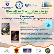 Convegno CAI-UNIACQUE : Acqua ovunque. Conoscere per valorizzare una risorsa fondamentale per la vita. In occasione della giornata mondiale dell'acqua.
