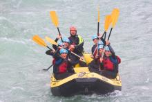 Attività rafting alpinismo giovanile CAI Bergamo