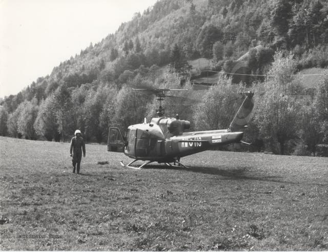 Elicottero in montagna