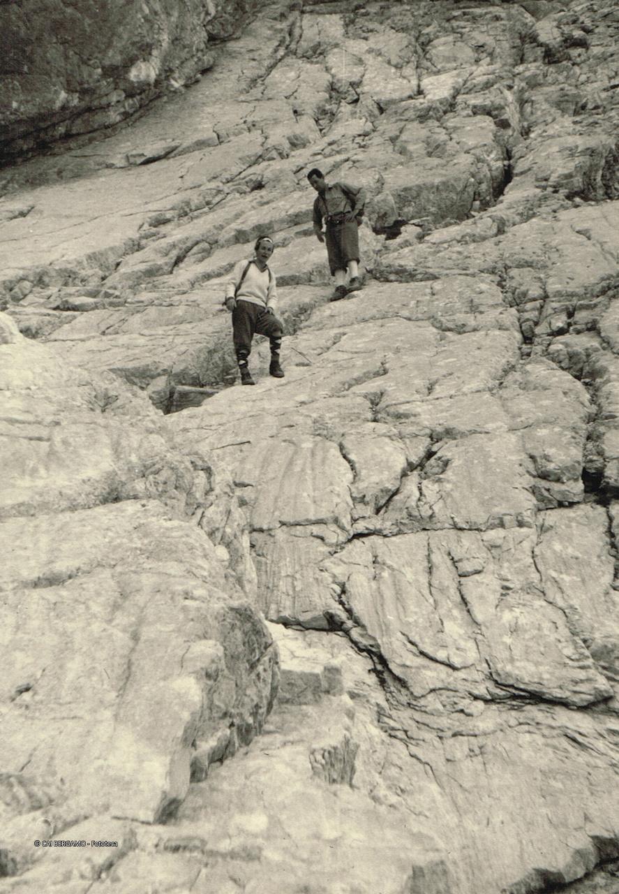 "Placche d'attacco al Civetta (via normale versante Est)"