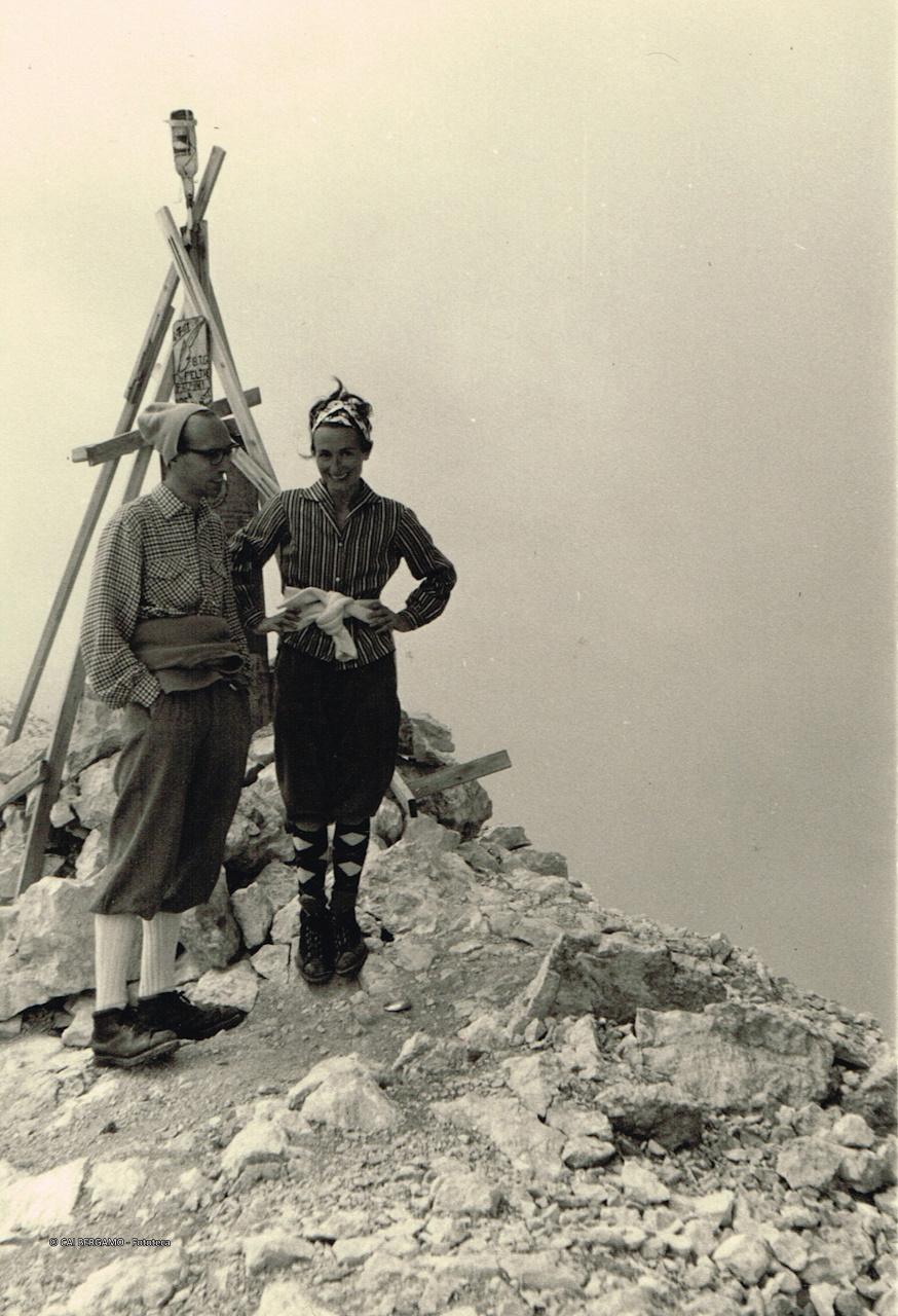 "In vetta al Civetta - 11-8-1961" 